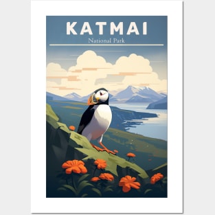 Katmai National Park Travel Poster Posters and Art